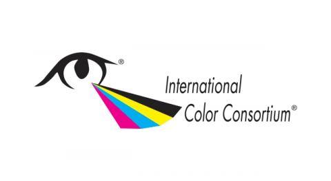 Logo van het international color consortium, ICC